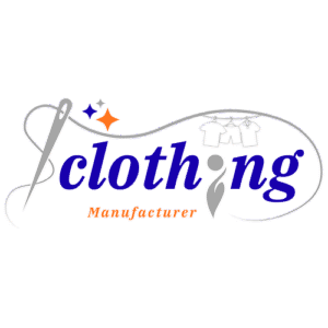CLOTHINGMANUFACTURER.US logo — professional clothing manufacturing company specializing in custom streetwear and denim wear for global brands. 1