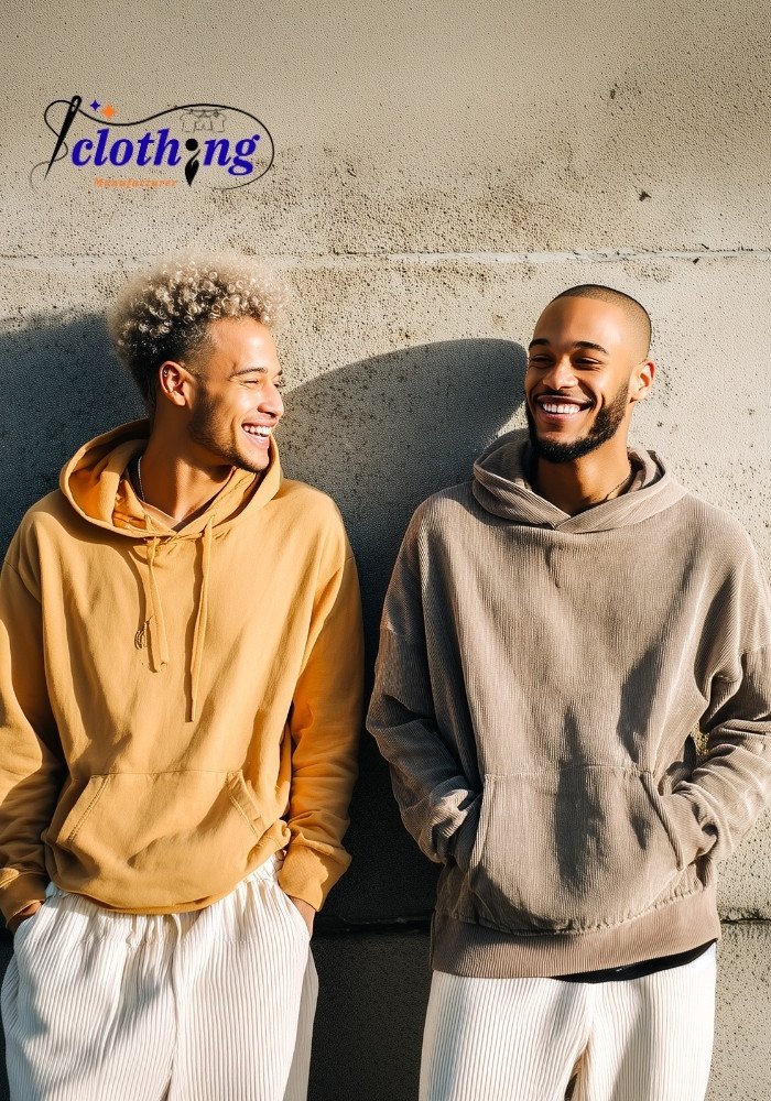 Men’s hoodies wholesale manufacturing with high-GSM fleece and private label options