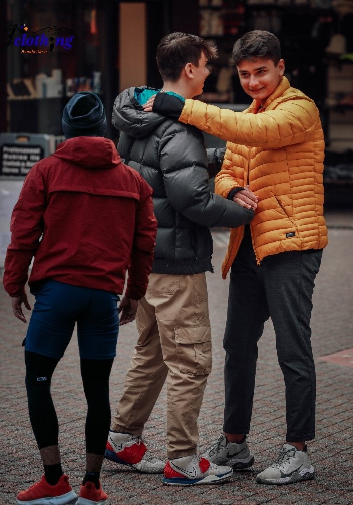 Jackets – Wholesale & OEM Apparel Manufacturing Our men’s jacket manufacturing covers lightweight, casual, and outerwear styles. Designed for wholesale and OEM buyers, we offer full customization including fabric choice, linings, zippers, labels, and packaging. Suitable for seasonal collections and streetwear brands.