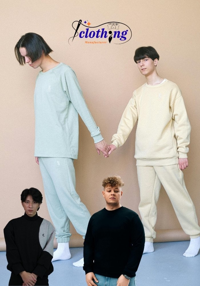 Men’s sweatshirt OEM manufacturing for bulk and private label apparel brands