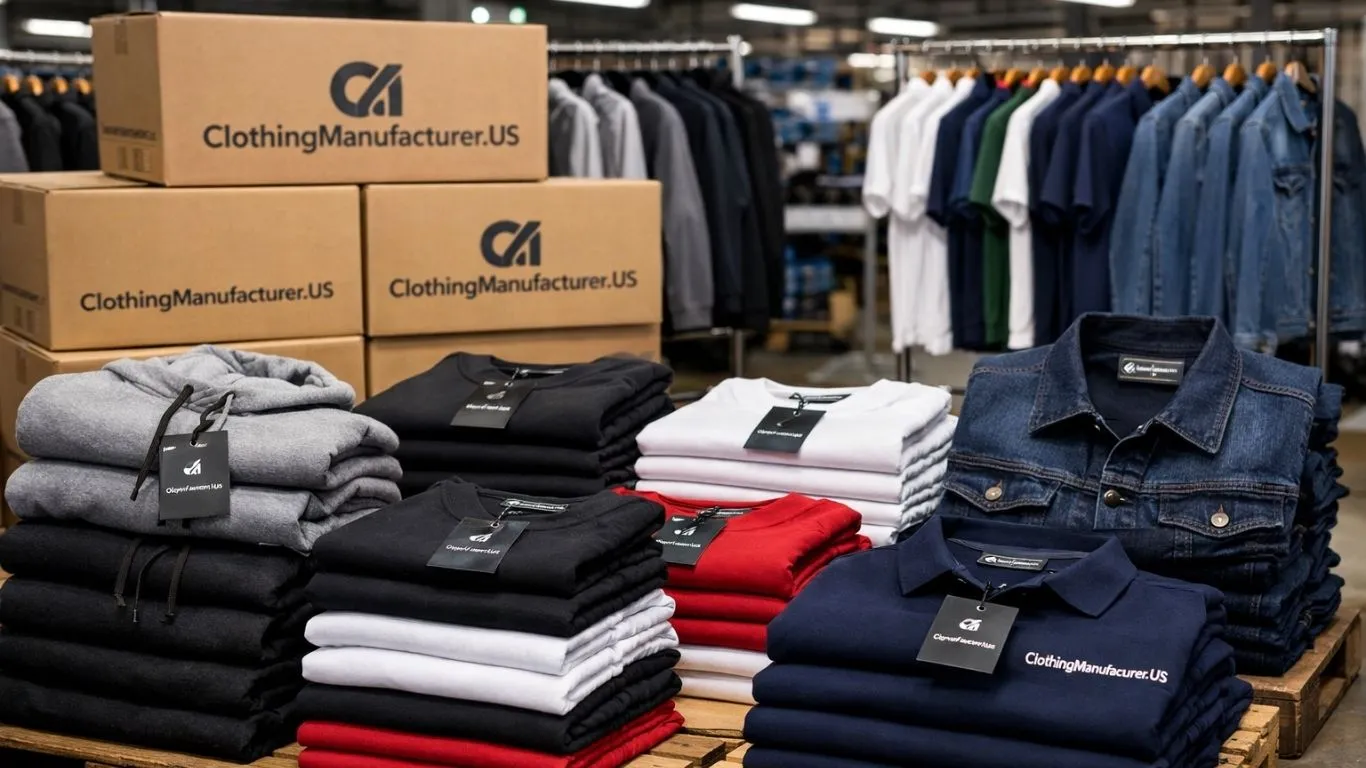 custom clothing manufacturer USA t-shirt hoodie styles