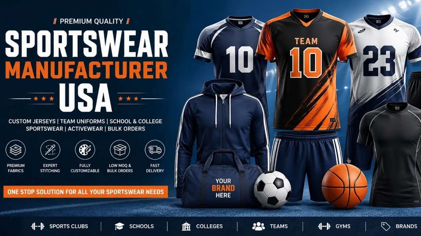 Sportswear Manufacturer USA 1 sportswear manufacturer USA