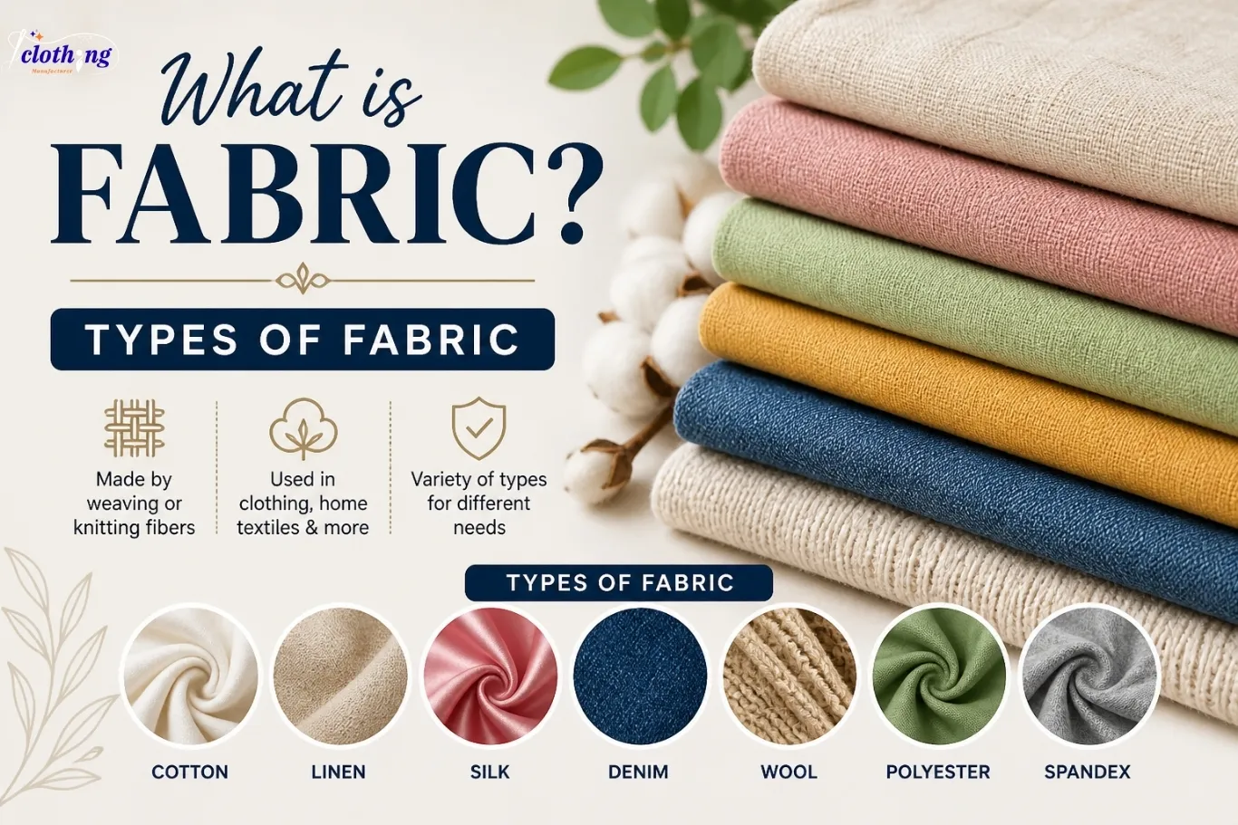 What is fabric — types of fabric and textures explained for clothing brands