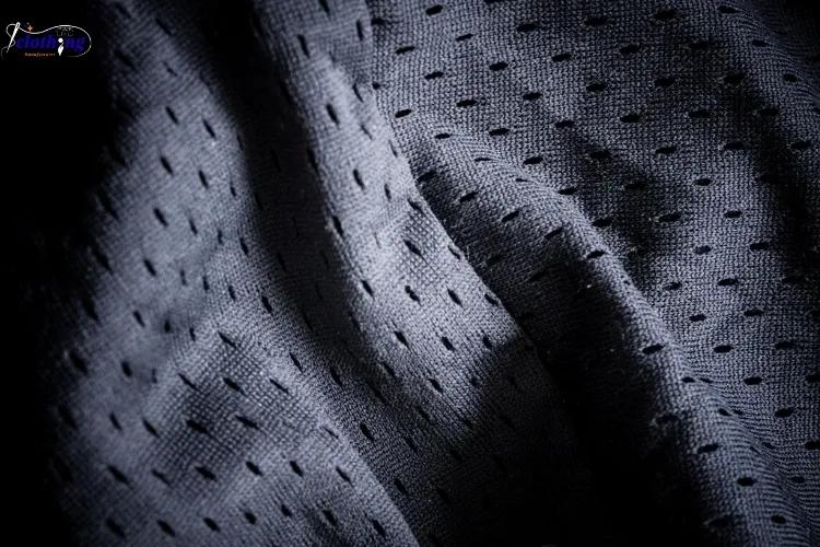 Sportswear polyester texture — performance activewear fabric