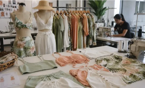 Apparel Manufacturers in Miami | Resortwear & Custom Clothing FL 1 Lightweight crop tops and resortwear manufactured for Miami Florida clothing brands