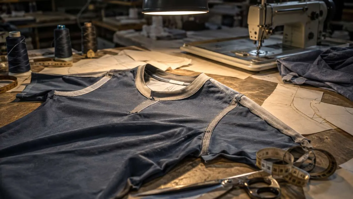 T-shirt fit and seam construction options at ClothingManufacturer.us