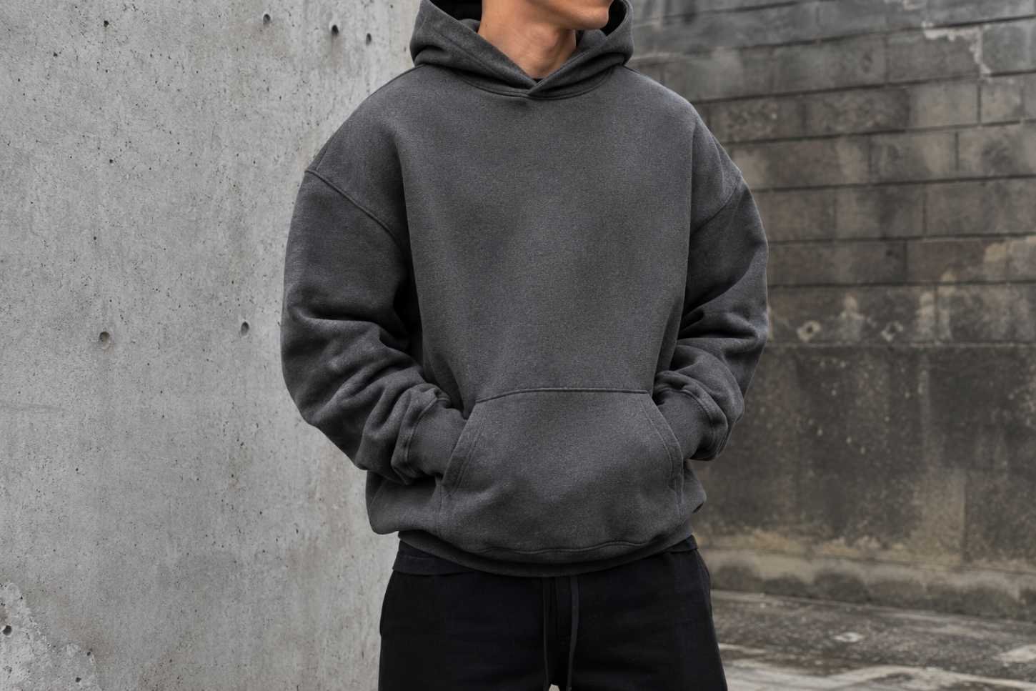 Custom streetwear hoodie manufactured by ClothingManufacturer.US for a USA streetwear brand