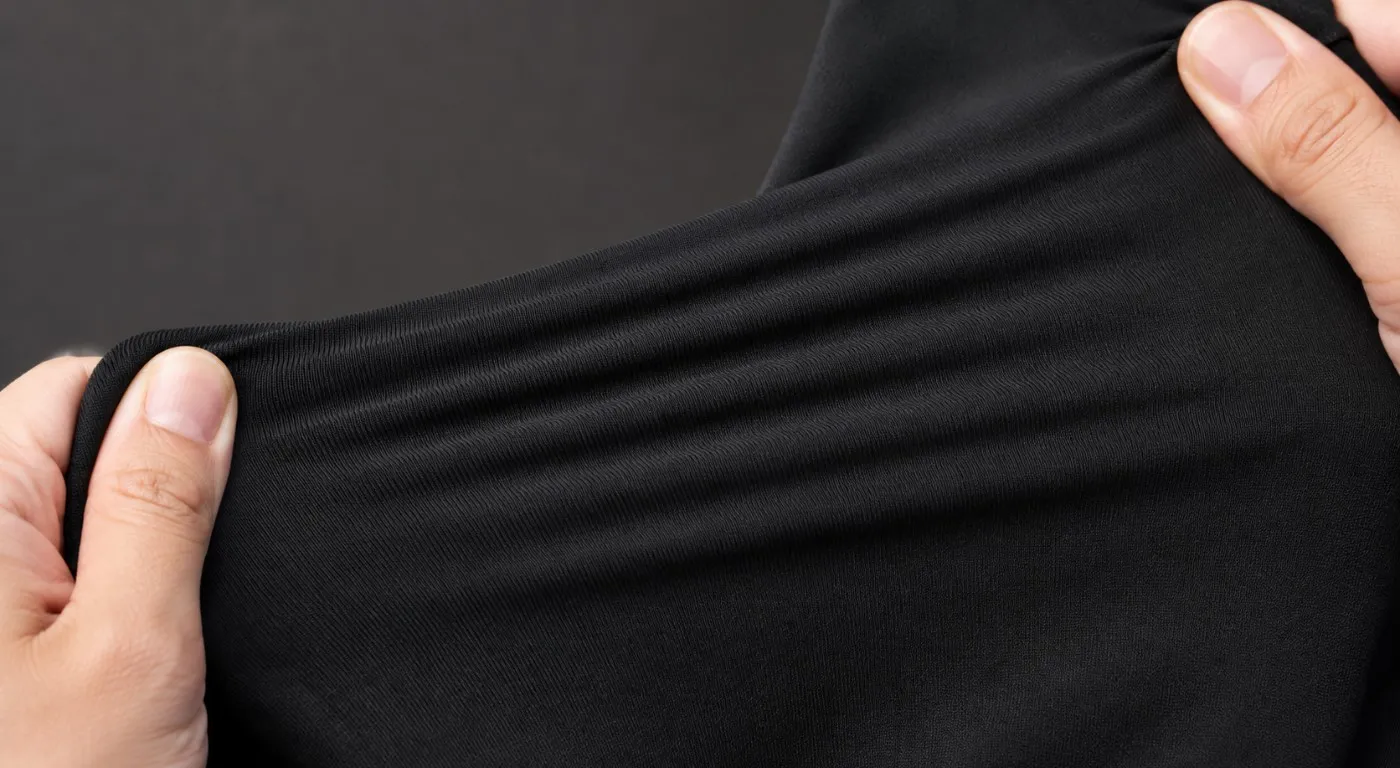 Four-way stretch nylon-spandex activewear fabric used in leggings manufacturing