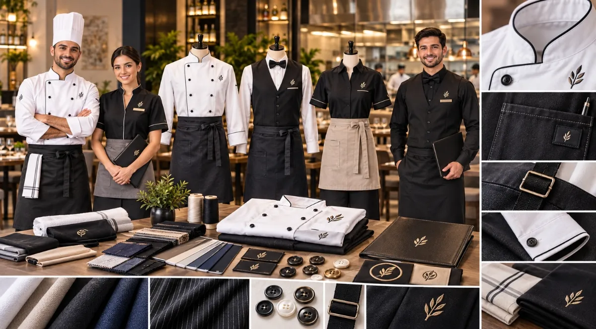 Restaurant, Bar &Amp; Hospitality Staff Uniforms | Oem Manufacturer 2 Restaurant and hospitality uniform fabric and construction options