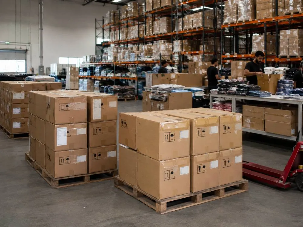 Apparel Manufacturer For Us Brands 2 Export cartons of finished apparel packed and labelled for shipping to the usa