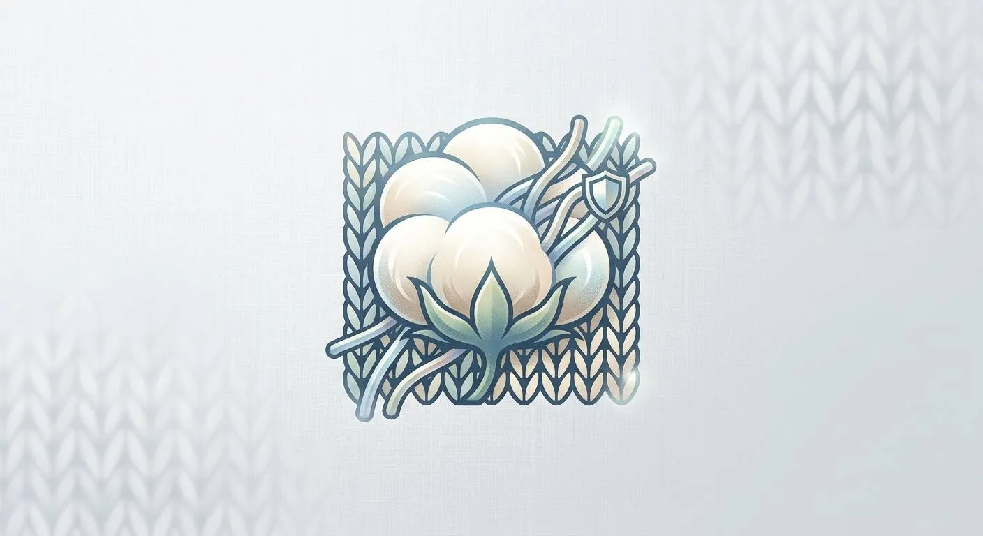 Cotton polyester blend icon for jersey fabric