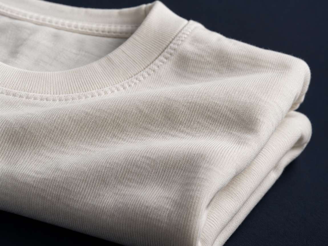 What Is Pima Cotton? The Ultimate Guide &Amp; Egyptian Cotton Comparison 2 Close-up of a soft pima cotton t-shirt fabric weave