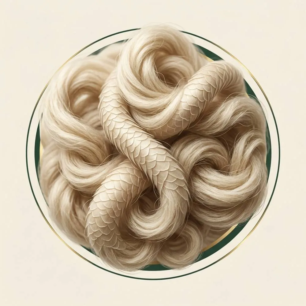 Wool fiber icon for jersey fabric