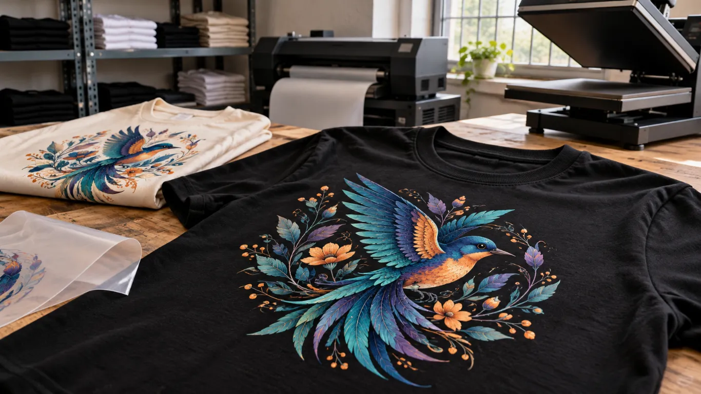 Dtf Printing: Complete 2026 Guide For Better Results 1 Dtf printing finished print appearance and surface detail for custom clothing production
